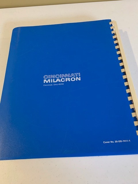Cincinnati Milacron Control Refernece Manual for Acramatic 950 Rel. 3.2