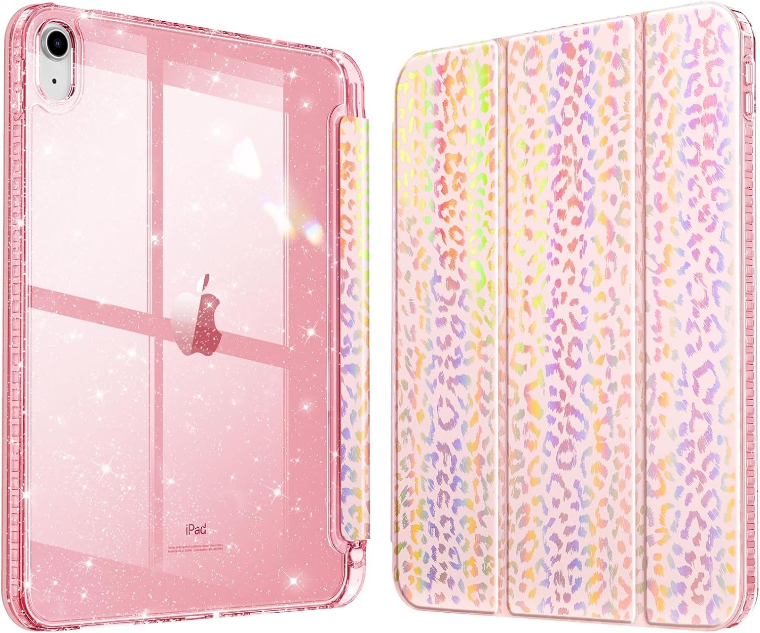Slim Case for iPad (A16) 11th Gen / iPad 10th Gen Glittering Sparkly Stand Cover