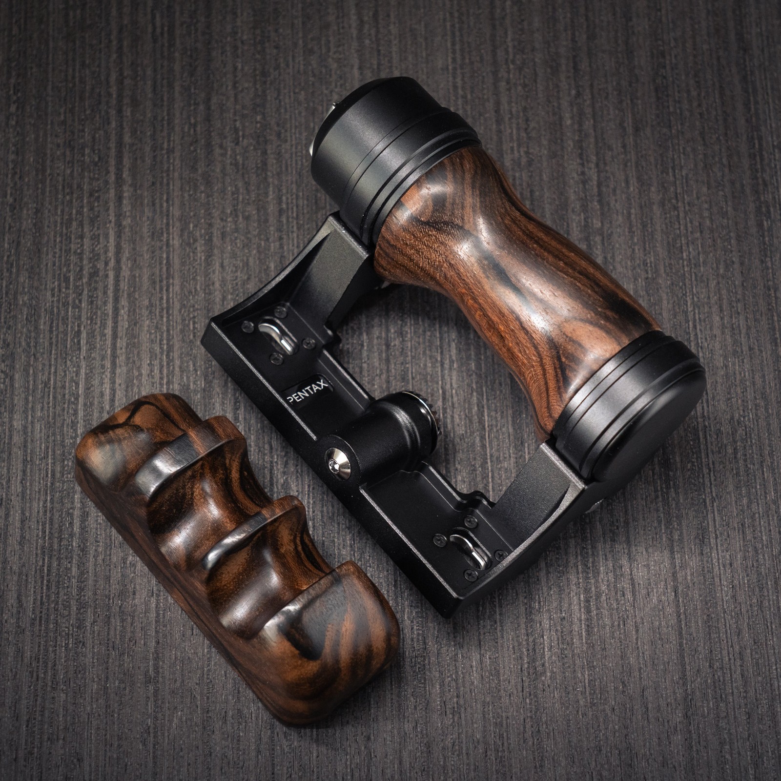 Custom Wooden Hand Grip & Stabilizer Limited Edition for Pentax 67 6x7 Camera