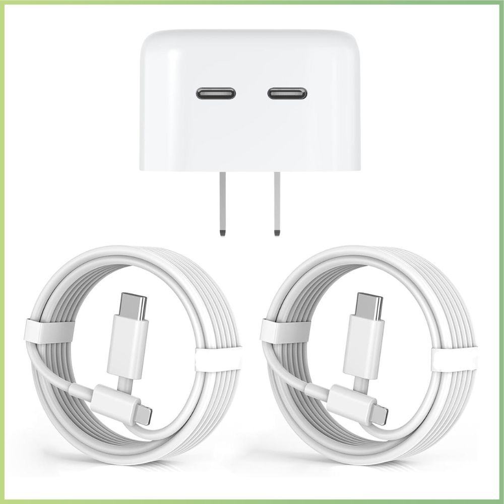 PD 35W Fast Charger USB-C Wall Adapter for iPhone Samsung Android Cell Phones