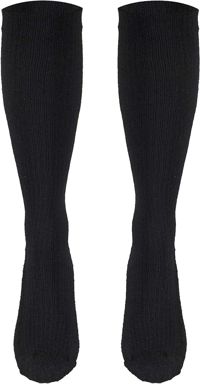 TRUFORM Comfort Casual Support Socks 10-20mmHg (Black) Medium