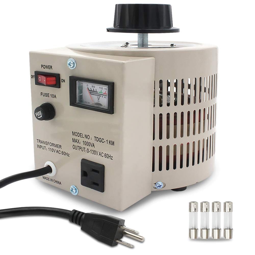Variable Transformer Variable Voltage Regulator, 0-130V Output, 110V-120V Input