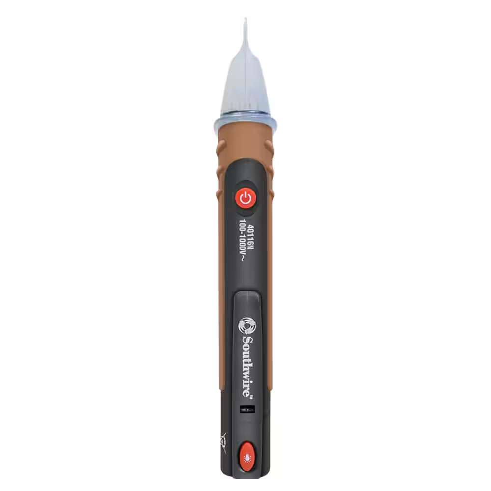 NCV Dual Range Pen Type Detector with Flashlight, 24-600-Volt AC Free Shipping N