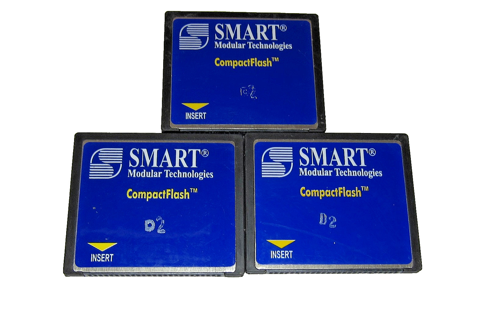 3pcs Smart 512MB Compact Flash Industrial Memory Cards SG9CF512HYA4-HP