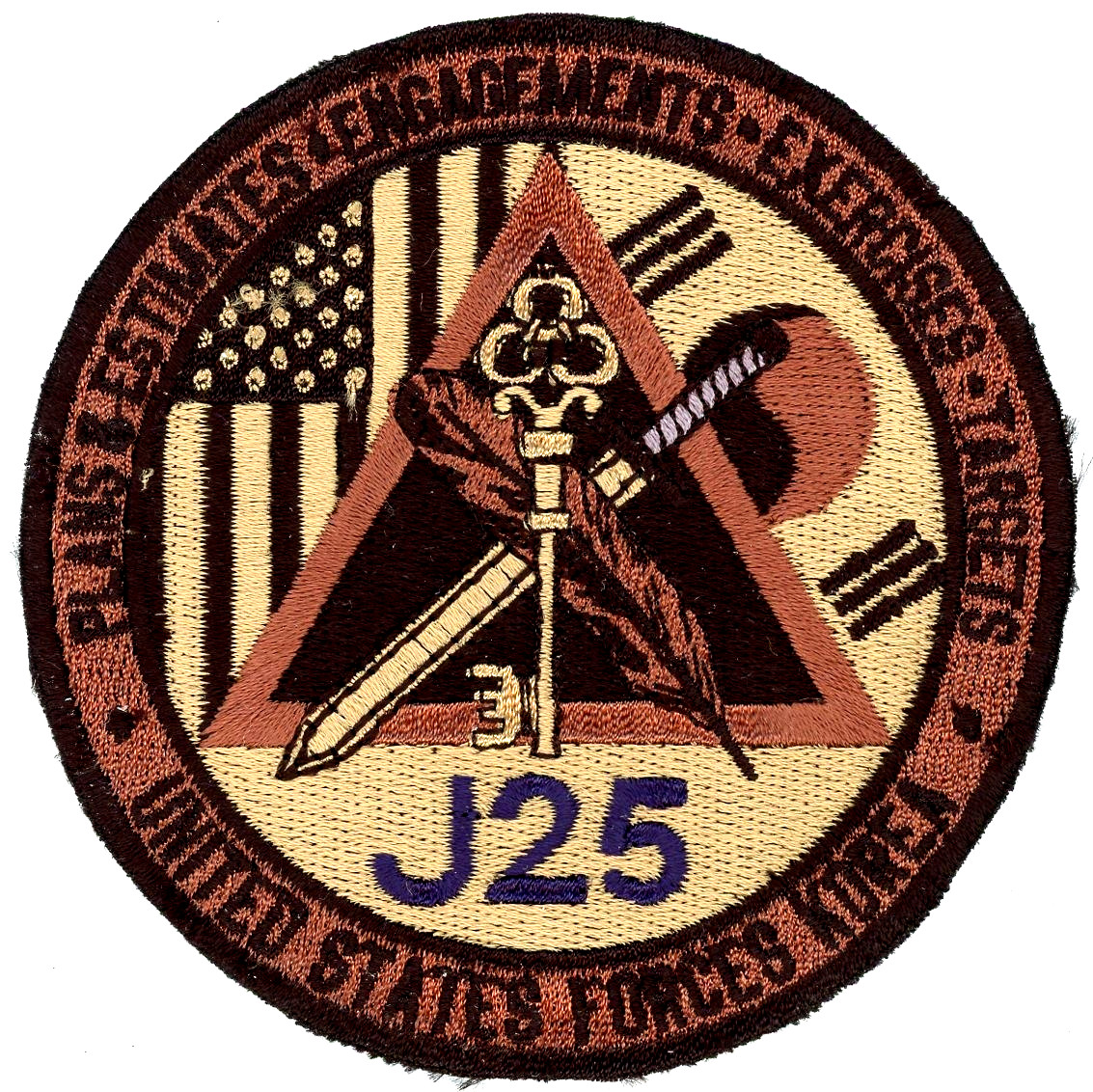 US Air Force Patch: USFK J25 Intelligence, Plans, Estimates, Engagements Targets