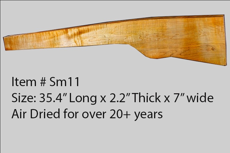 Sugar Maple rifle blank sm11