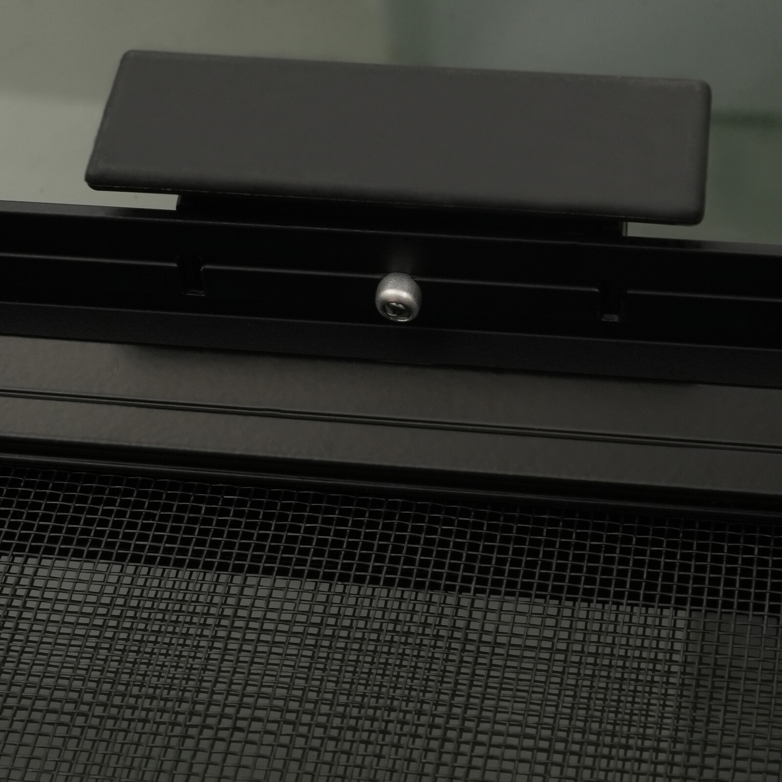 Horizontal Slide Black RV Window Replacement Includes Mounting Ring and Screen