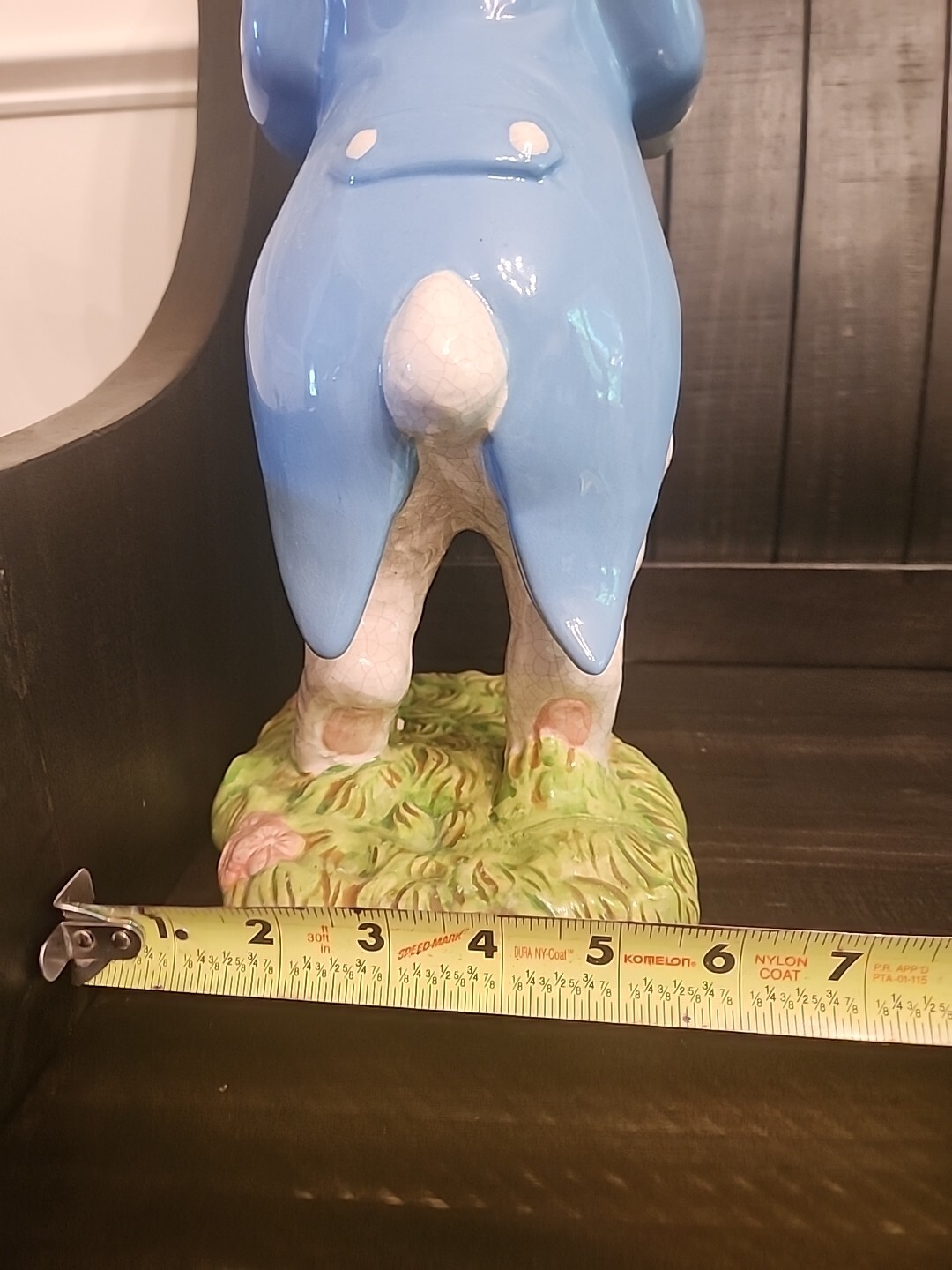 16" Easter Bunny Rabbit Ceramic Planter