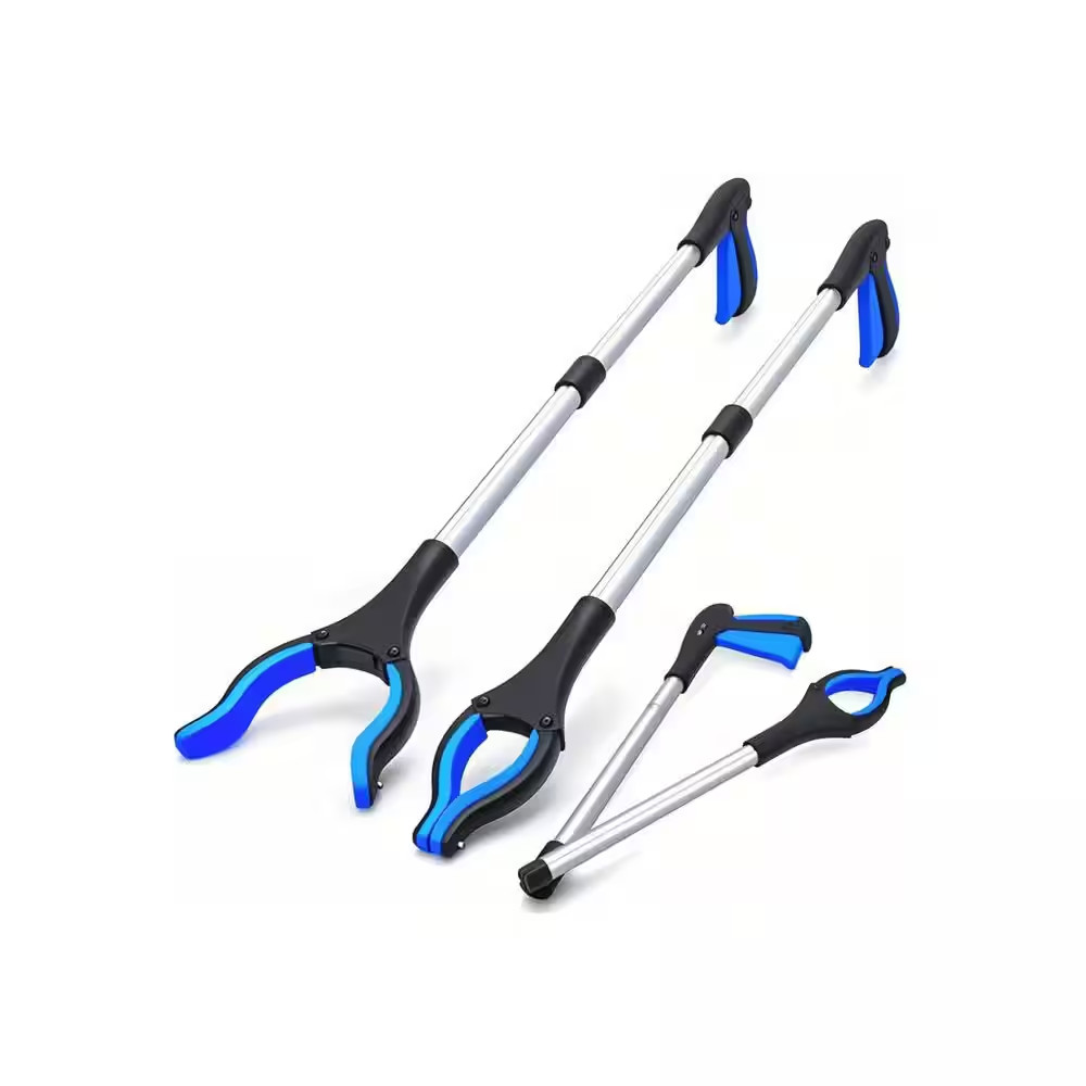 32 In. Long Reacher Grabber Pickup Tool with Magnetic Tip Trash Picker for Elder