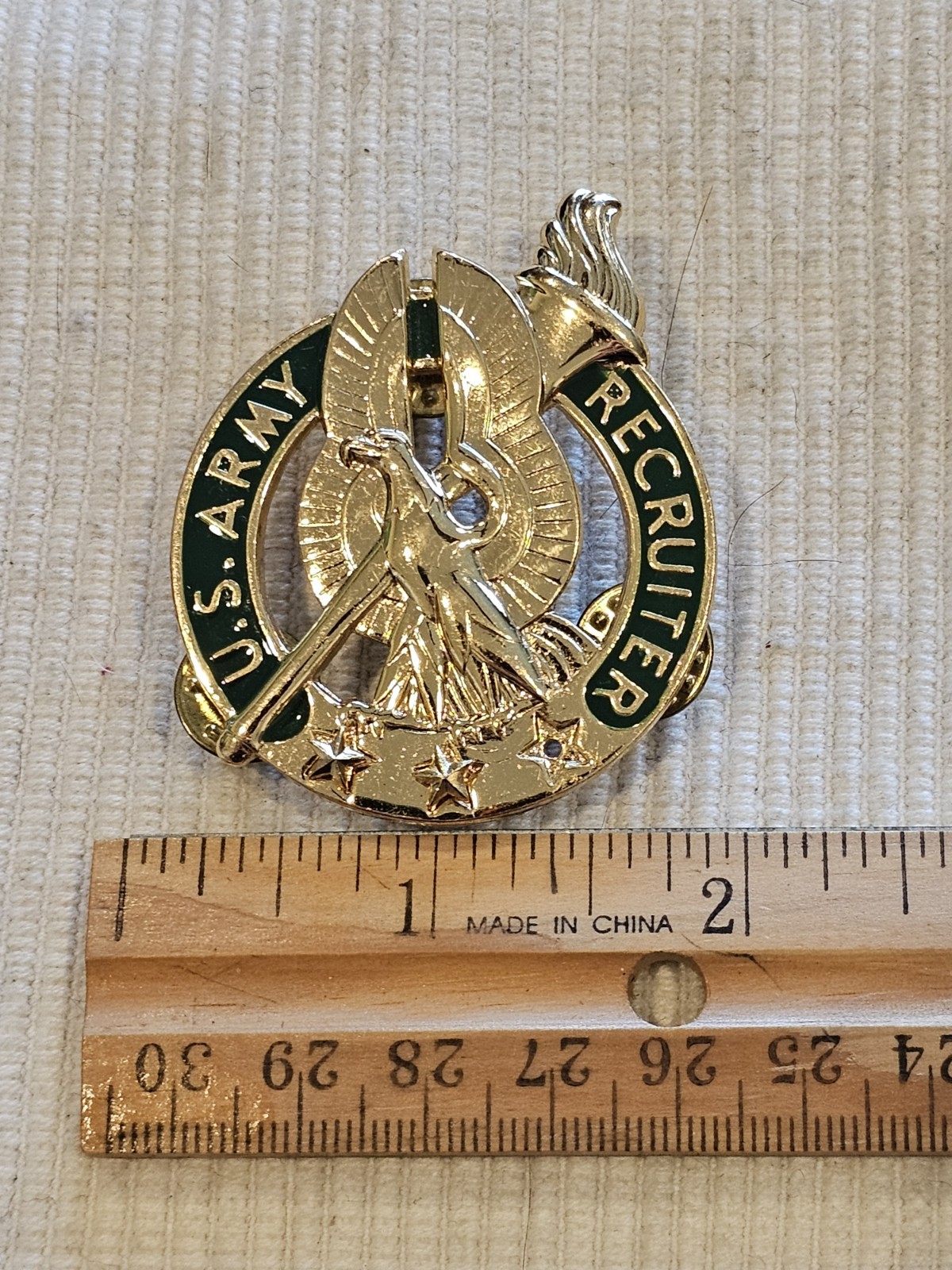 1960s 70s US Army Vietnam Cold War Recruiting Command Badge L@@K!!!