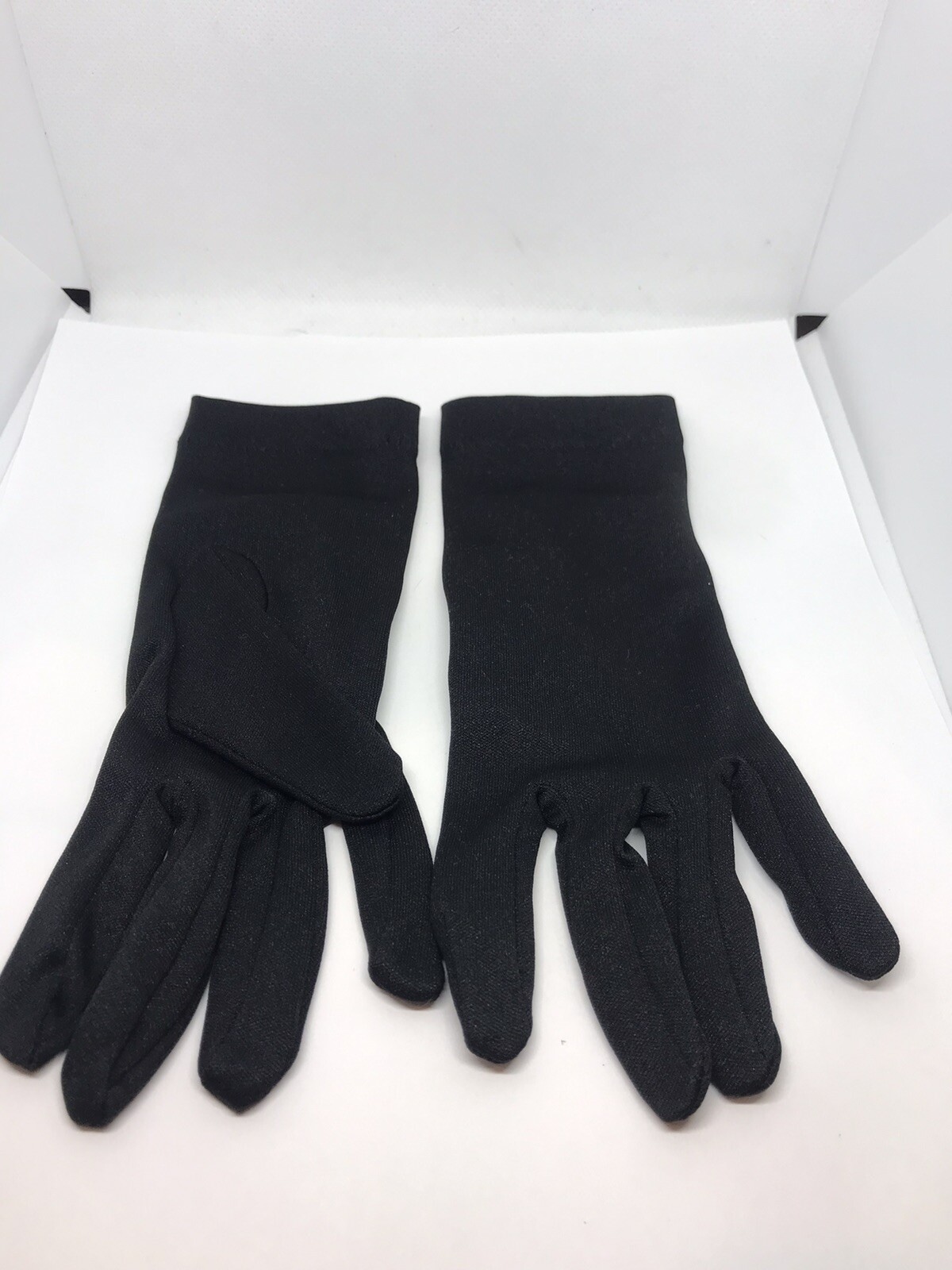 Childrens Toddler Short Black Costume Gloves