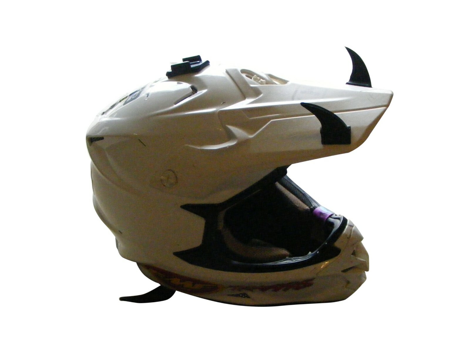 3 stick on rubber shark fins trucks cars wings bling motorcycles dirt bikes atv