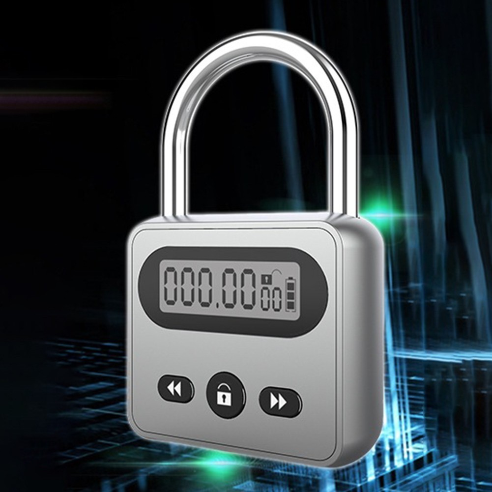 Duty Timer Lock With LCD Display Outdoor Safe 999 Hours Timing