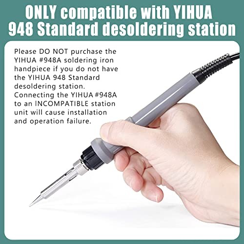 #948A Replacement Soldering Iron Handpiece/Handle for 948 Standard