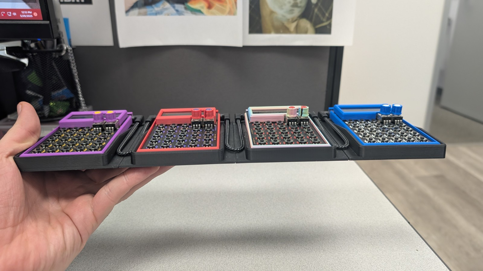 Teenage Engineering Pocket Operator Case docking station left and right