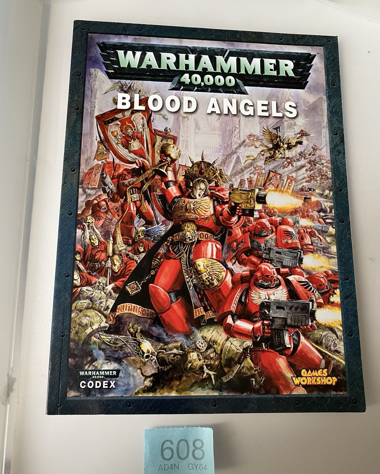 40k 4th Ed Blood Angels Codex, OOP Softcover Book, V.Good Condition