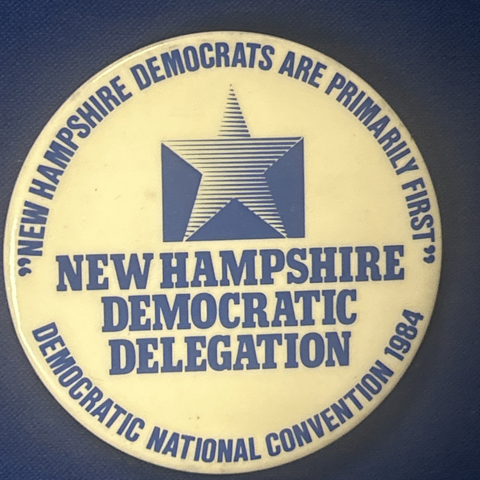 New Hampshire Democrats Are Primary First New Hampshire Delegation 2 1/2” pin