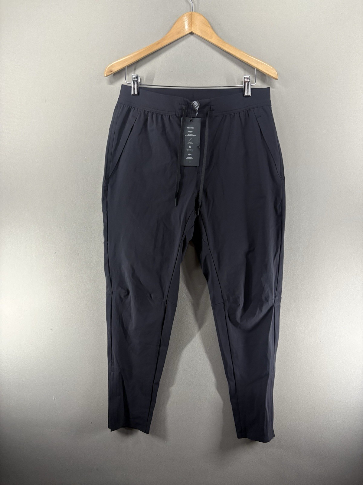 Ten Thousand Interval Pants Mens Medium Black Joggers Ankle Zip Training Gym