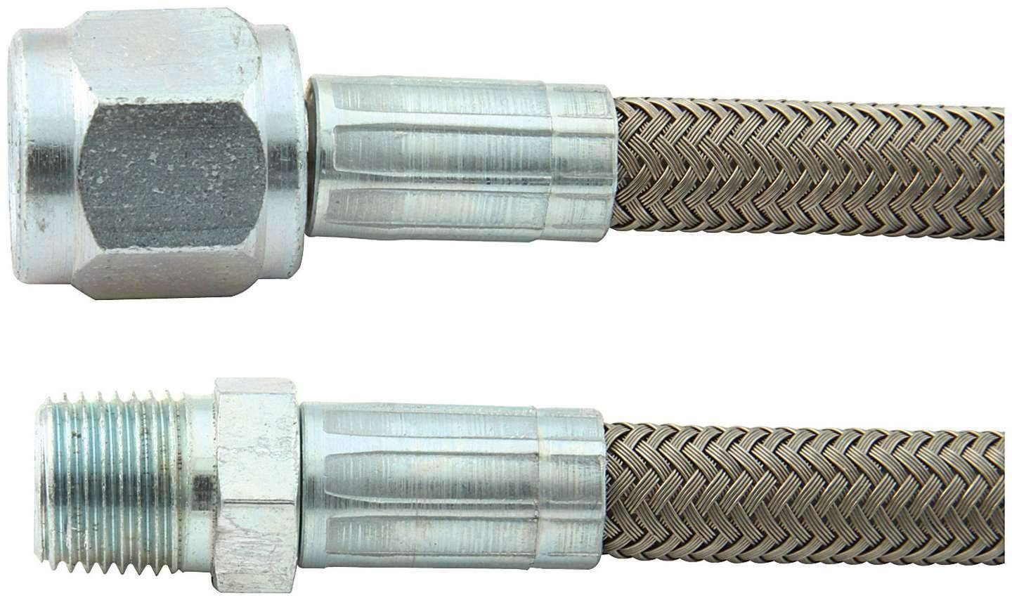 Brake Hose, 24 in Long, 4 an Hose, 4 an Straight Female to 1/8 in NPT Straigh...