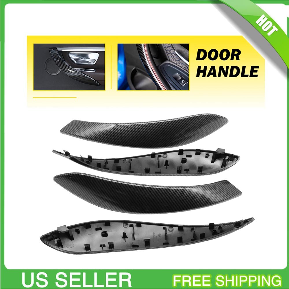 For BMW 3 Series F30 F31 2013-18 Door Interior Door Handle Panel Pull Cover Trim