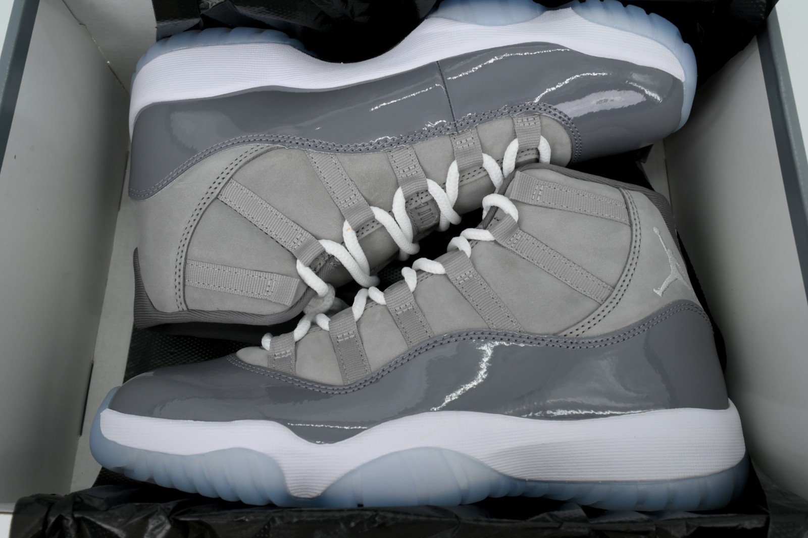 Air Jordan 11 Retro Cool Grey Men's High Top Basketball Shoes Casual Sneakers