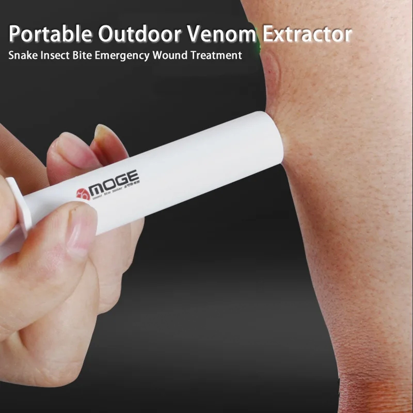 Mini Portable Outdoor Venom Extractor Vacuum – Bee and Insect Bite First Aid Kit