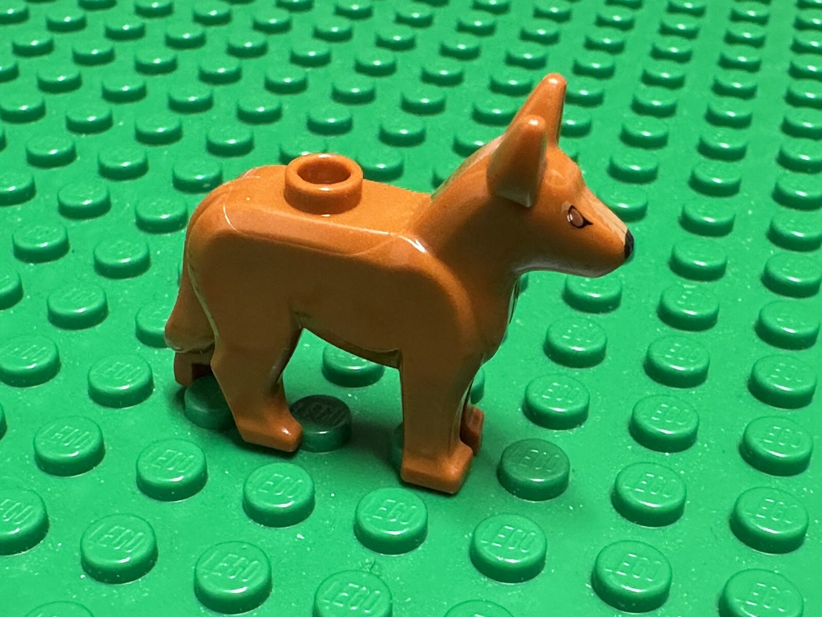 Lego Dog, Alsatian / German Shepherd (Dark Orange)