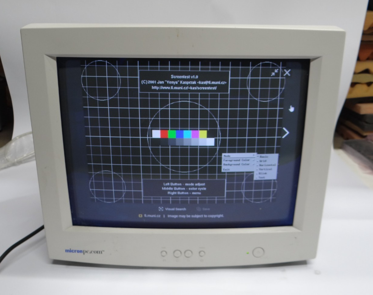 Vintage - MICRON 700ex CRT MONITOR - Tested Working