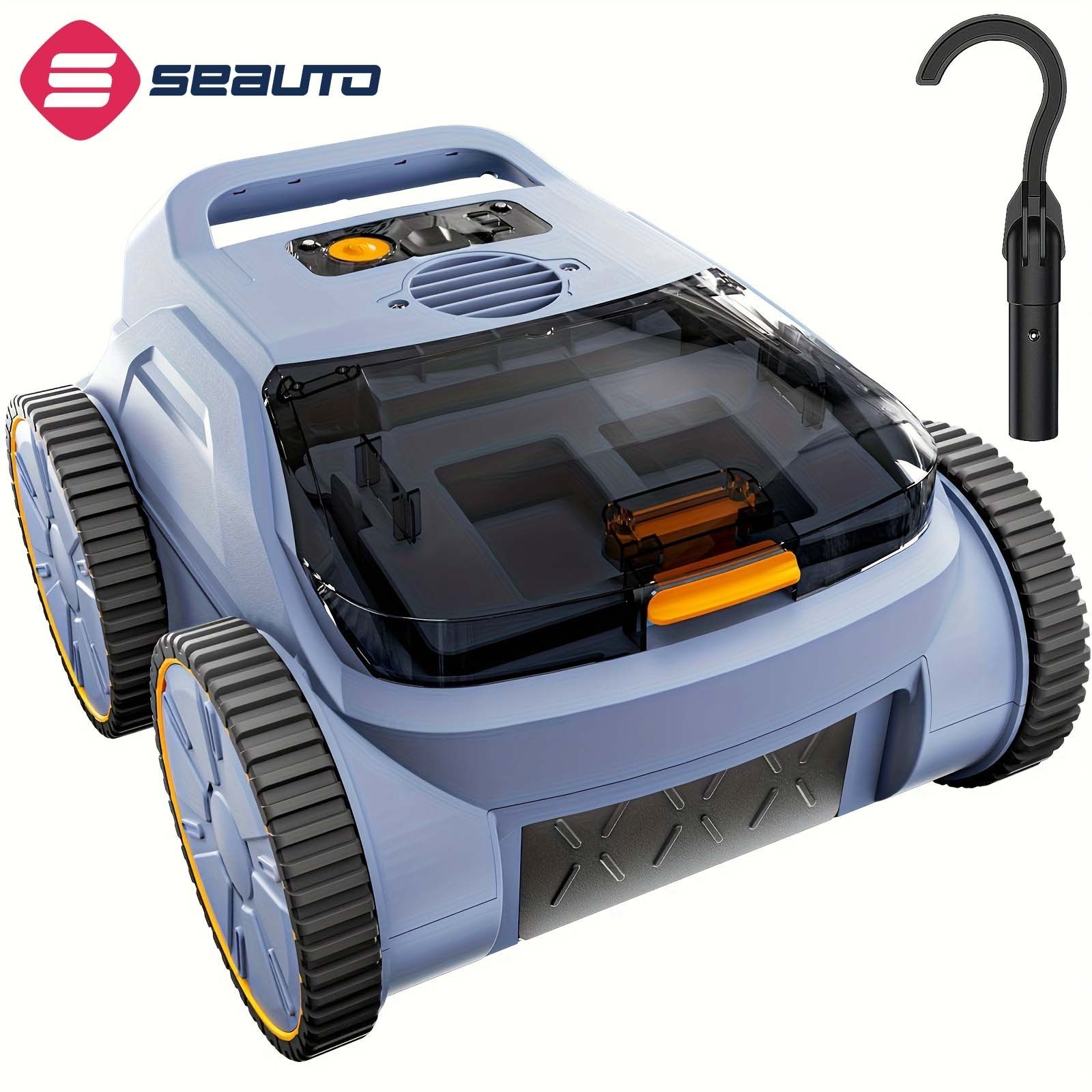 Seauto Robotic Pool Vacuum Cleaner for Inground Pools with AI Smart Navigation