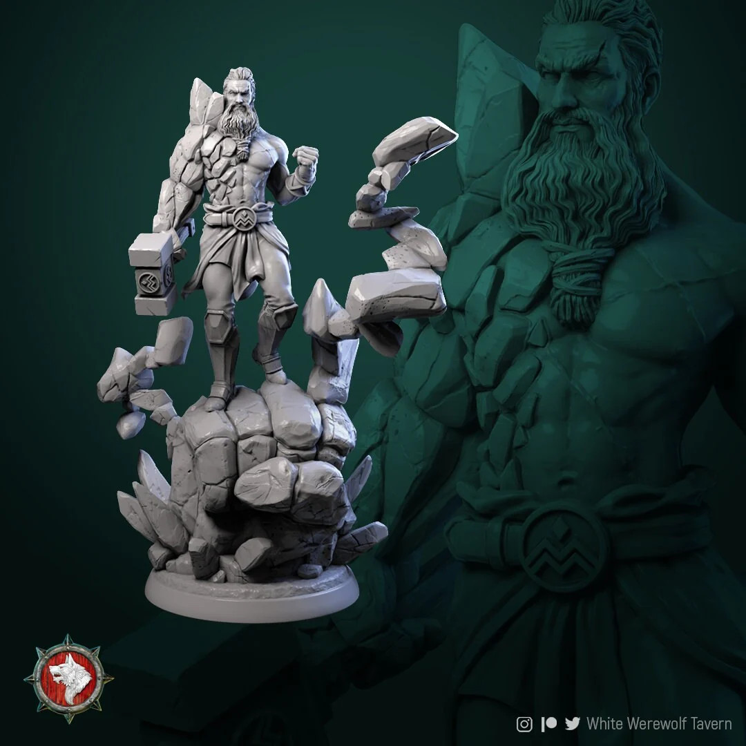 Earth Master - Resin Tabletop Miniature