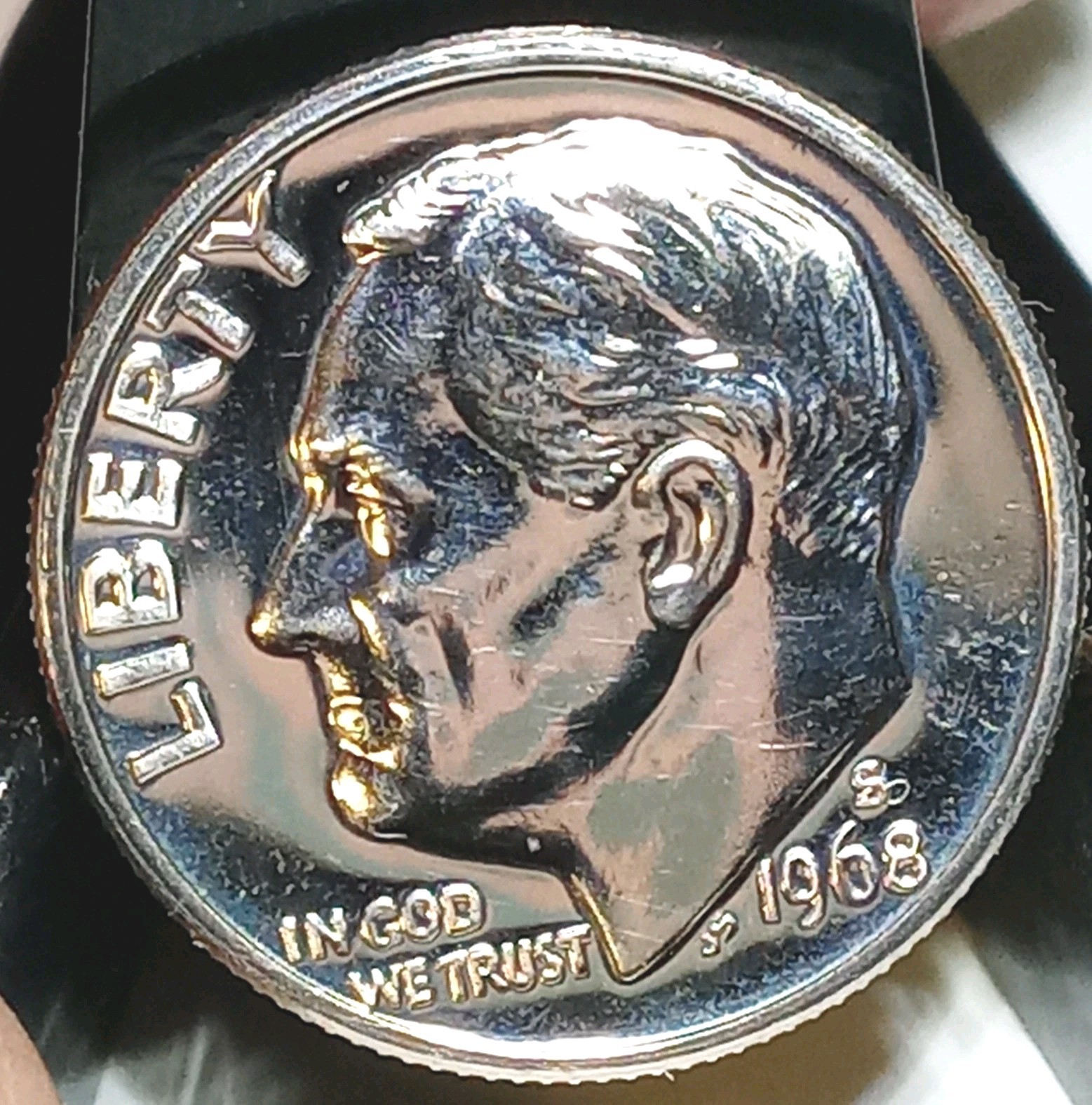 1968 S Roosevelt Dime Gem Proof
