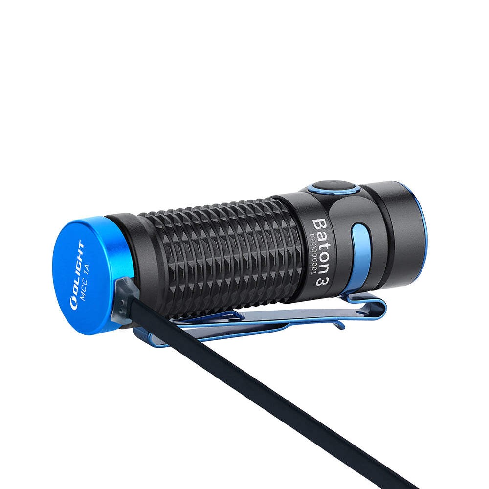 Olight Baton 3 Rechargeable Flashlight & Case