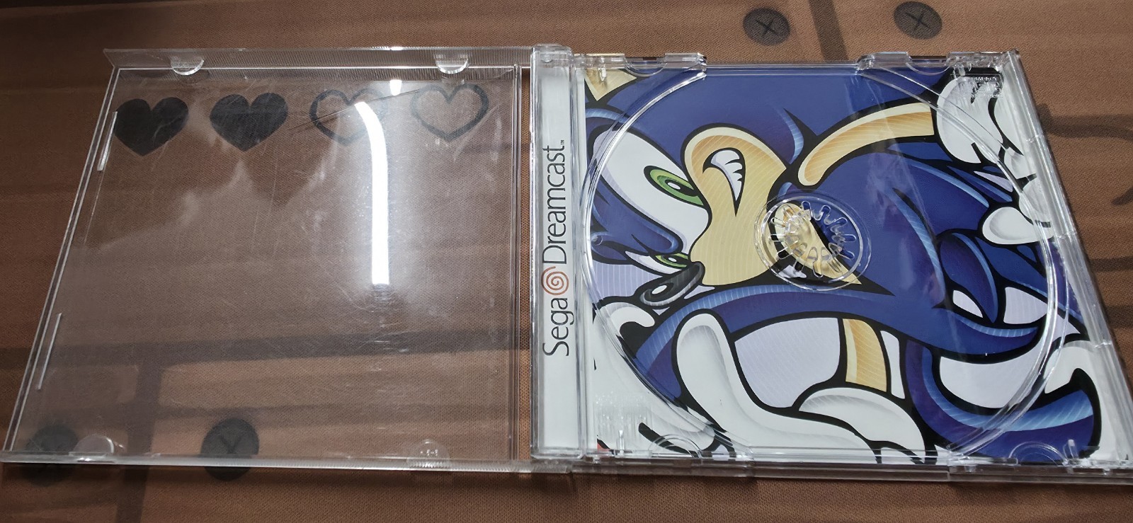Sonic Adventure Dreamcast AUTHENTIC Back Cover