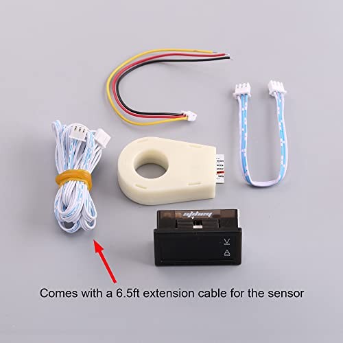 Volt Amp Meter, DC 5-100V 100A Dual Display Current Voltage Meter, Digital