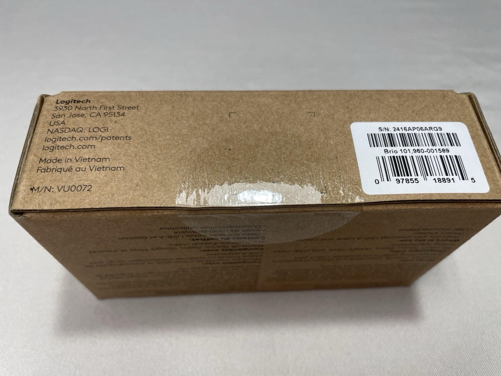 New Logitech BRIO 101 Full HD 1080p Webcam VU0072