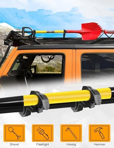Roll Cage Mount Quick Release Rubber Clamp Kit from 1-1/7'' to 1-3/7'' Tools