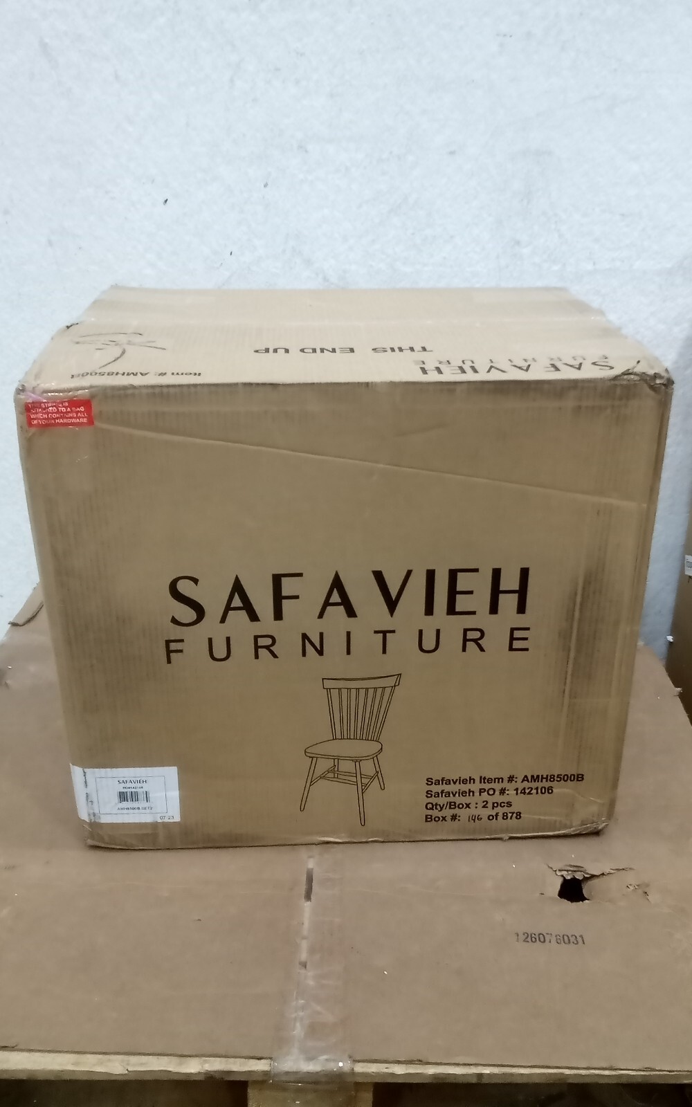 Safavieh PARKER SPINDEL SIDE CHAIR, Reduced Price 2172725744 AMH8500B