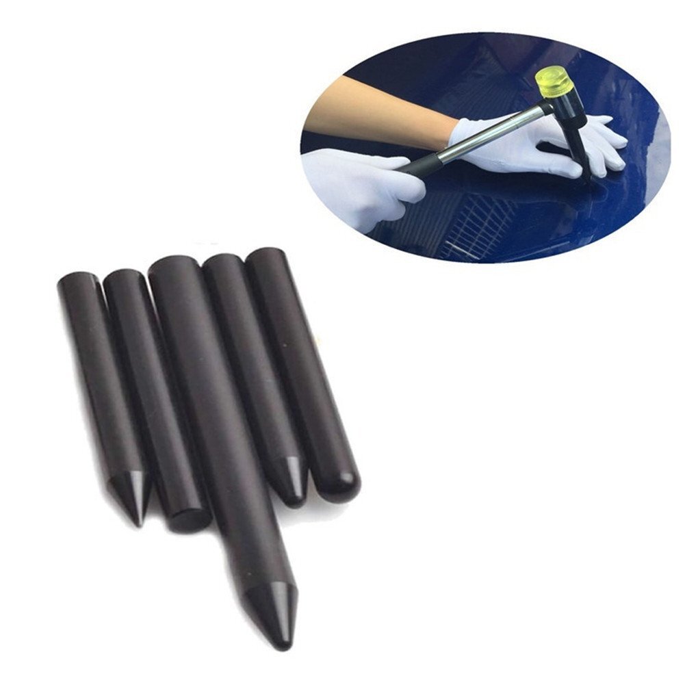 5pcs Tap Down Tools Set Paintless Dent Removal Nylon Pen Repair Kit GS