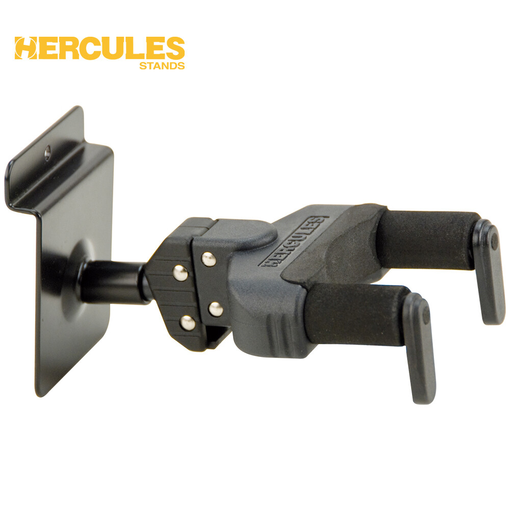Hercules GSP39SB Auto Grip System Guitar Hanger, Slat Wall Mount, Short Arm