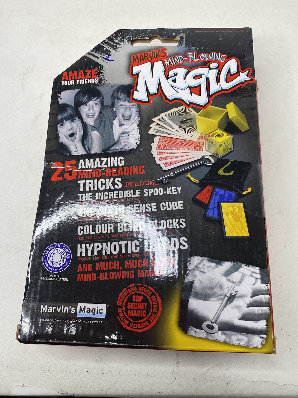 Magic Set Marvin’s Magic 25 Amazing Mind Reading Blowing Magic! Tricks Mentalism