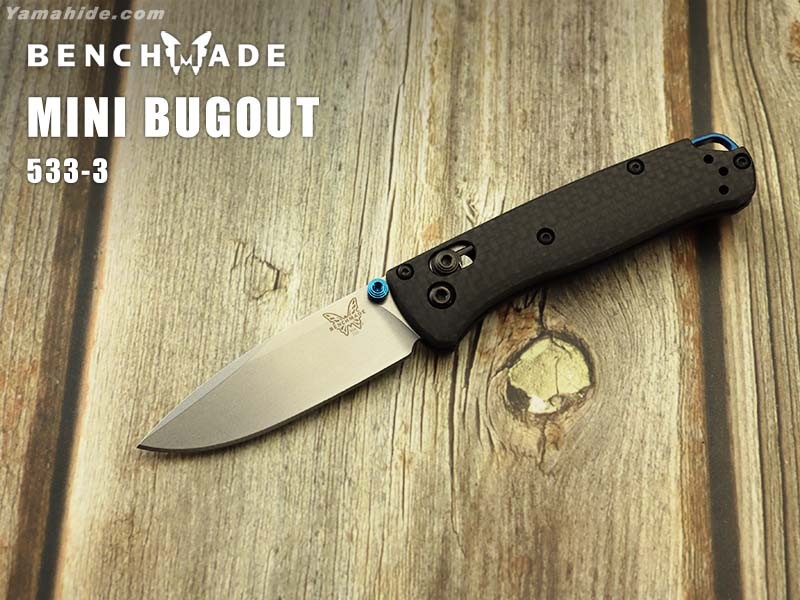 Outlet 5% Off Benchmade 533-3 Mini Bugout Carbon Folding Knife