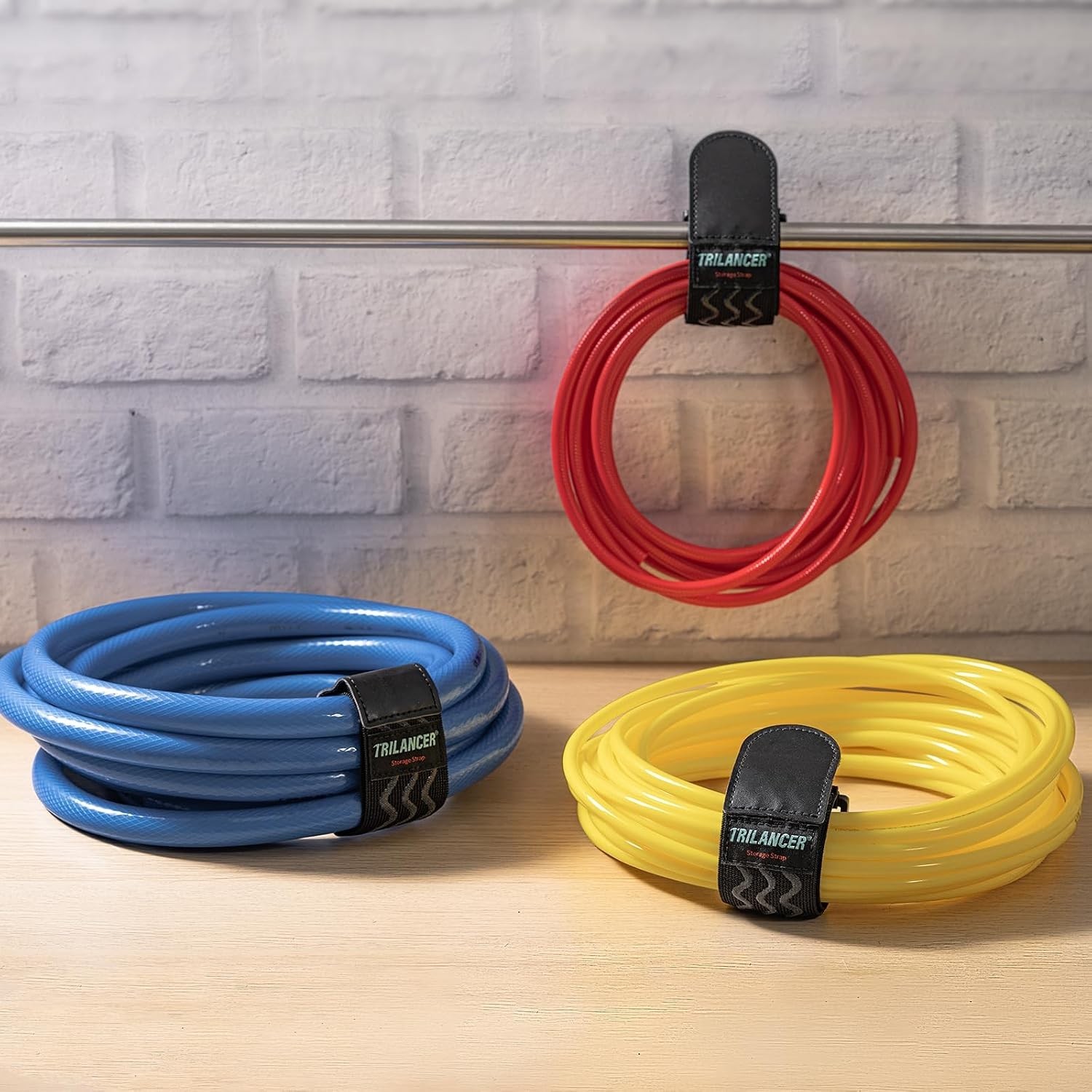 Secure and Sturdy 14" x 2" Elastic Cinch Straps with 2- Support - 6 Pack