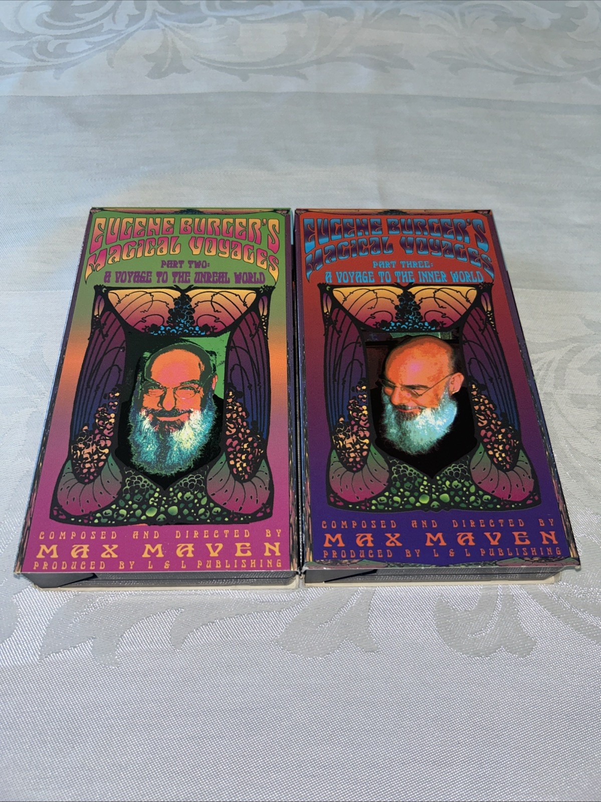 Eugene Burger Magical Voyages Part Two&three VHS Rare OOP”