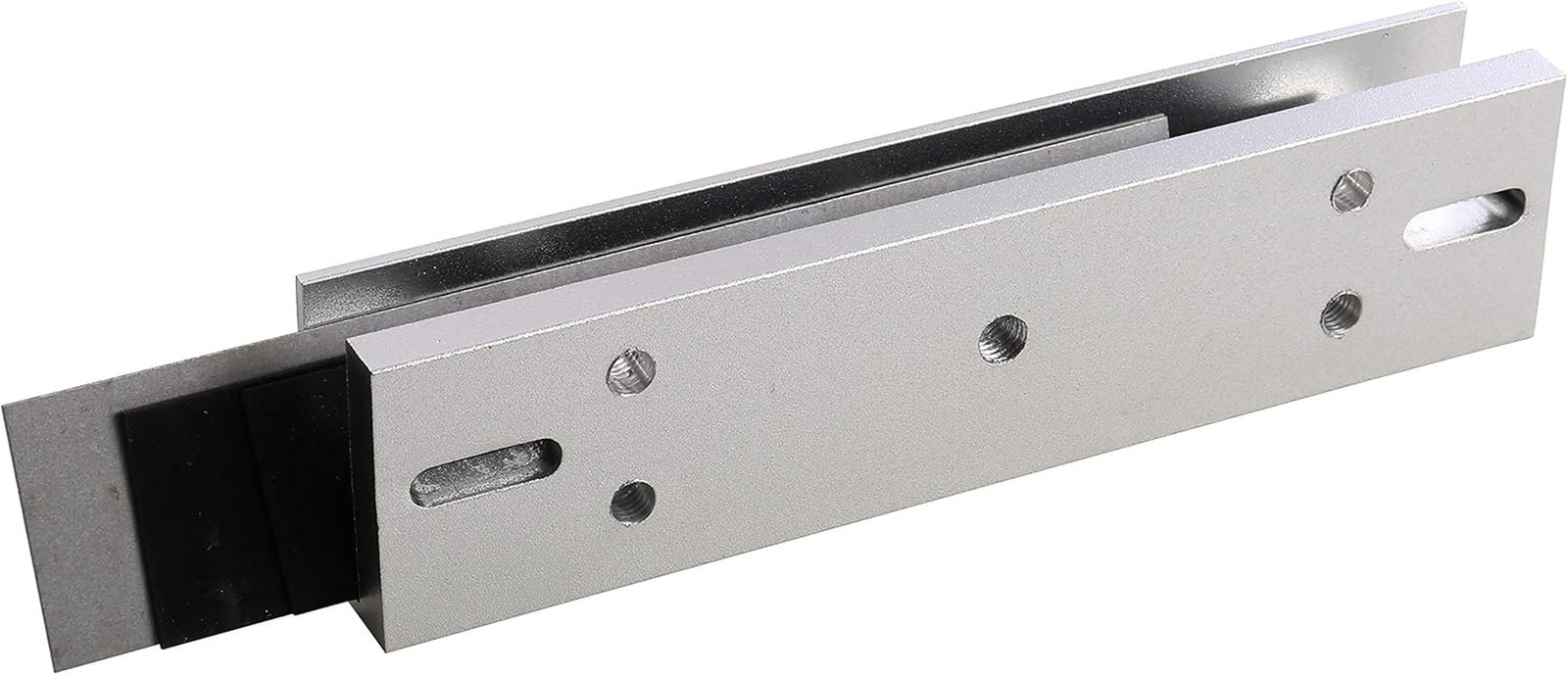 Aluminum Alloy U-Shape Bracket for 600Lbs Magnetic Lock Frameless Glass Door