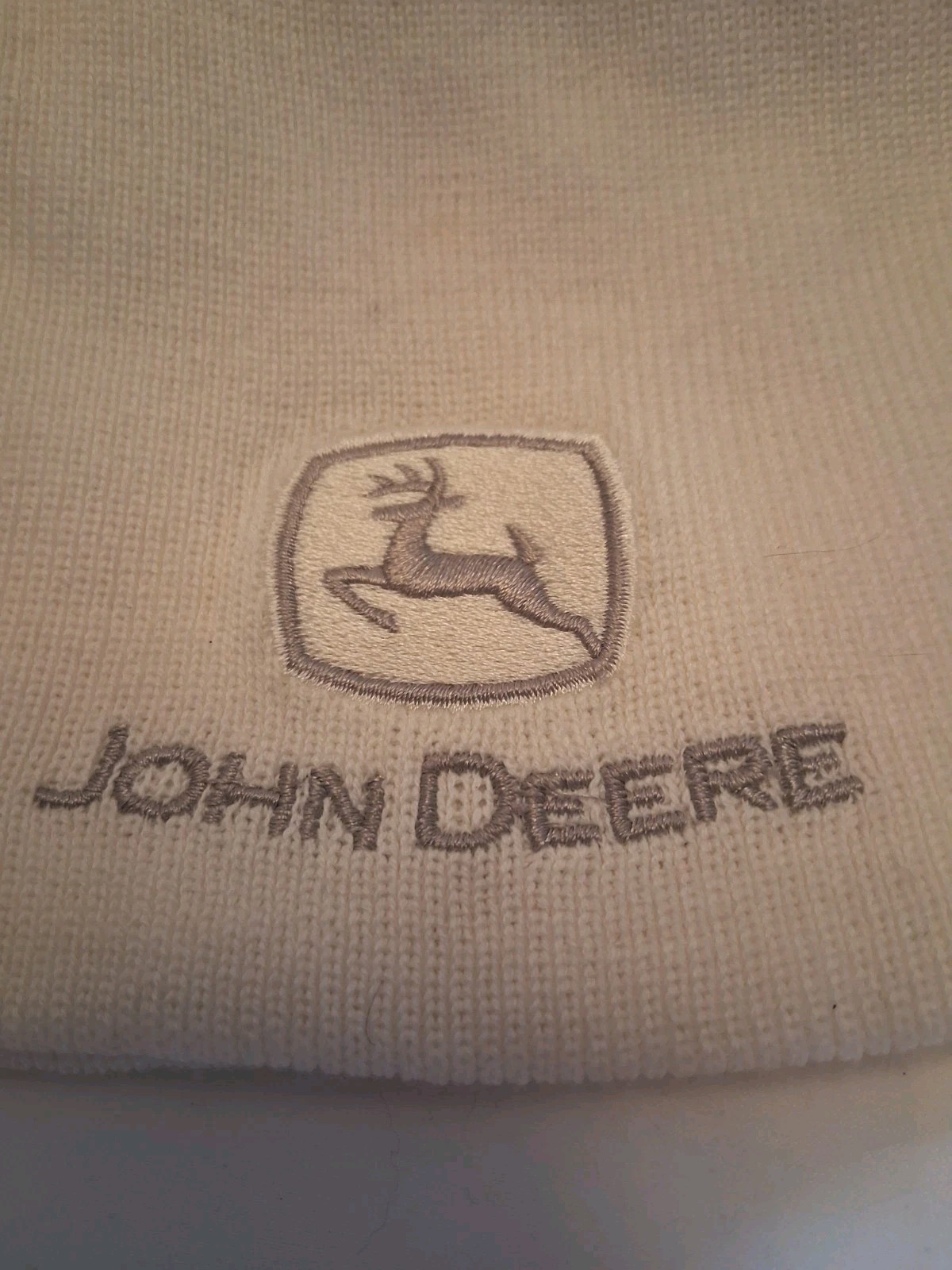 John Deere Beanie Tobbogan stocking cap winter skull ski hat JD tractor tabogan