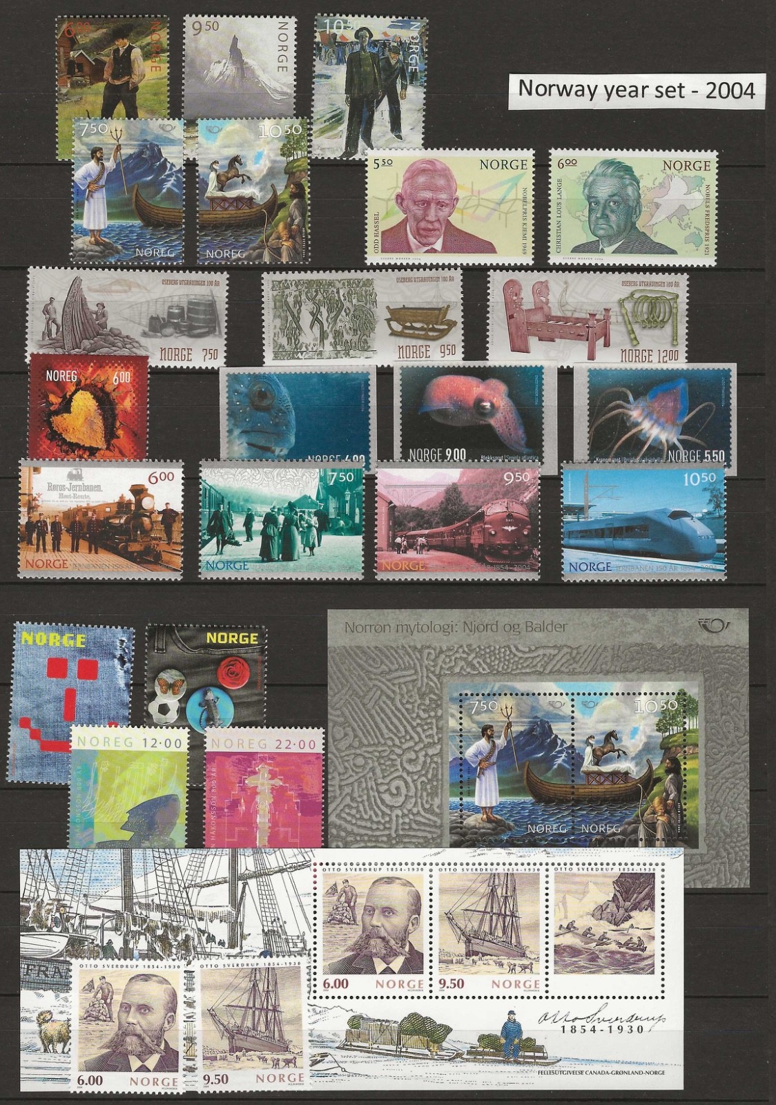 Norway 2004 year set MNH (2 scans)