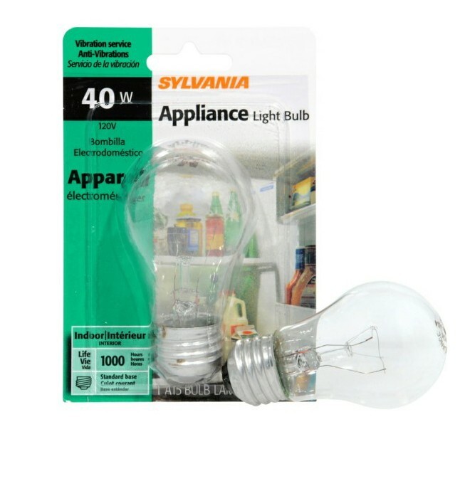 Sylvania 40W Appliance Light Bulb A15 For Fridge Freezer Ovens E26 Medium Base