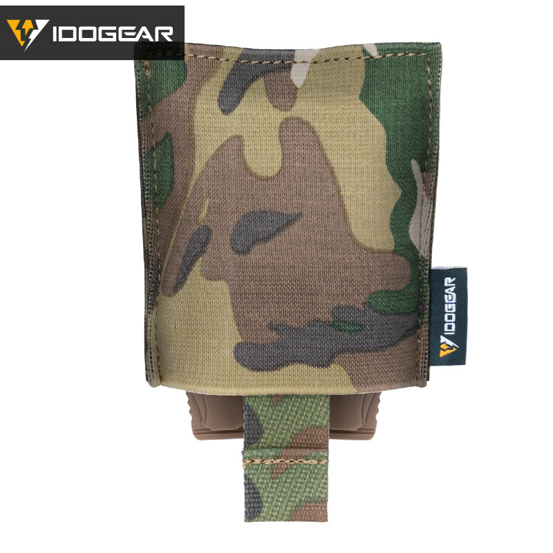IDOGEAR Tactical Consealed Foldable Dump Pouch MOLLE Drop Pouch Mag Recycling
