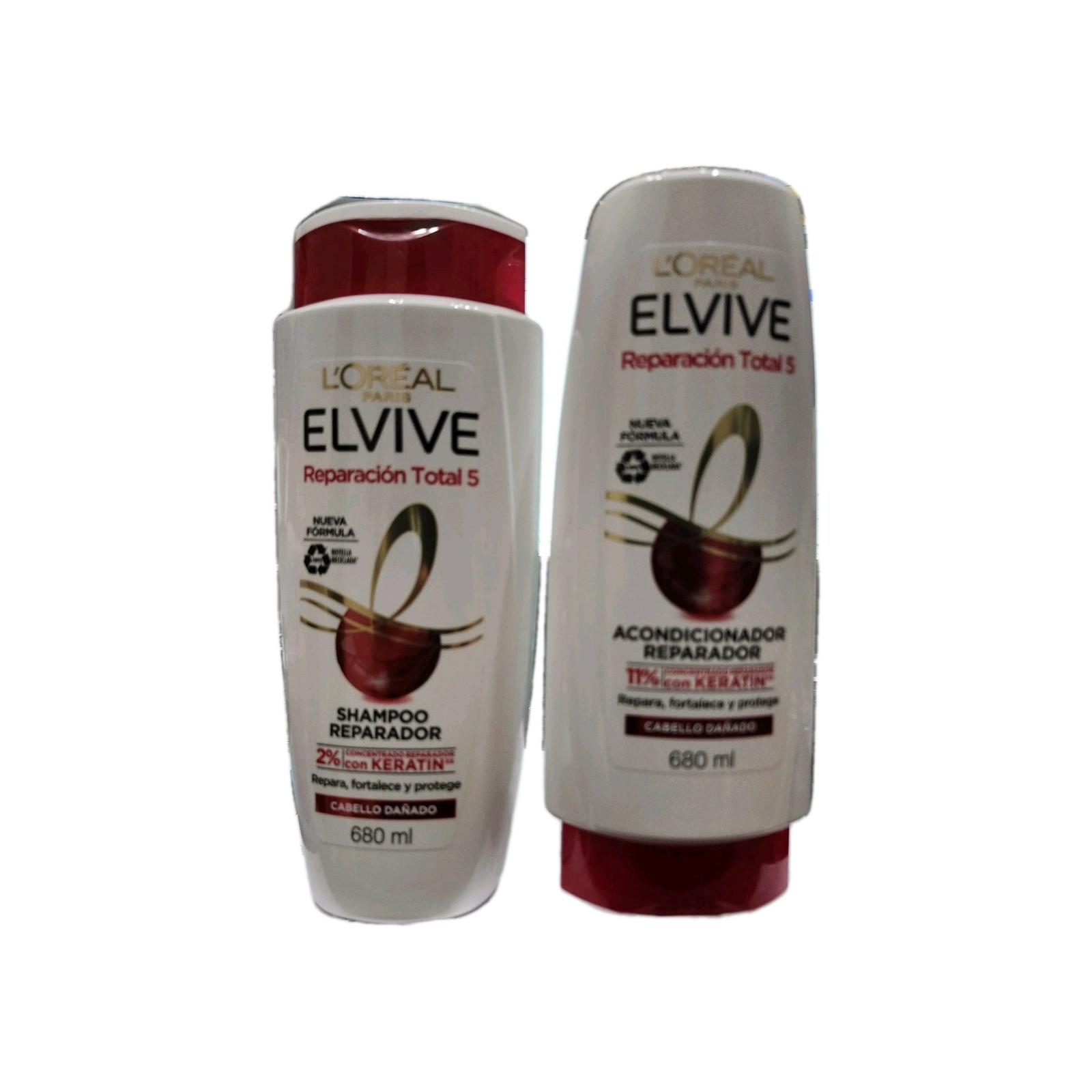 Elvive 2pk Total Repair 5 - Shampoo + Conditioner 680 ML each