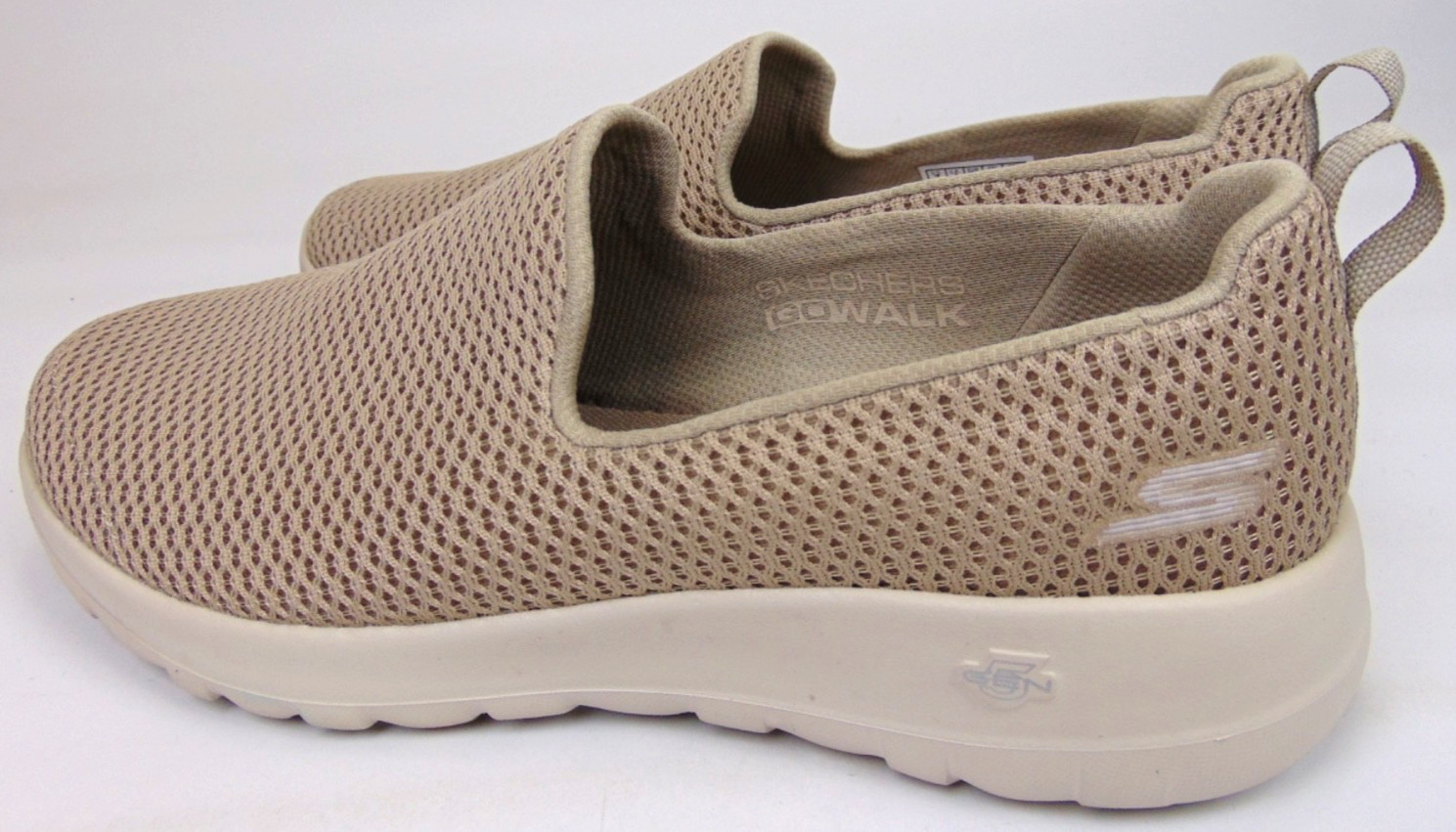Skechers Go Walk Joy Casual Shoes Women's Comfort Sneakers Size 7.0 M, Beige